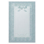 Touch of Lace - Blue Customized Stationery