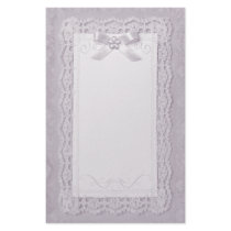 Touch of Lace - Lavender stationery