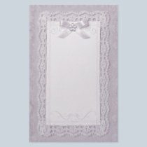 Touch of Lace - Lavender stationery