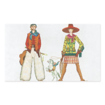 Touch of Old West Fashion Sticker