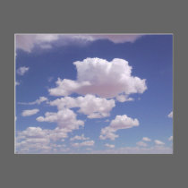 Touch Of Pink Clouds Postcard postcards
