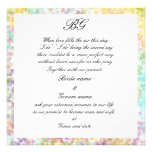 Touch of spring wedding invitation