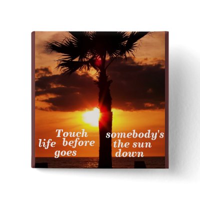 Touch somebody's life_ Button by ELENNE