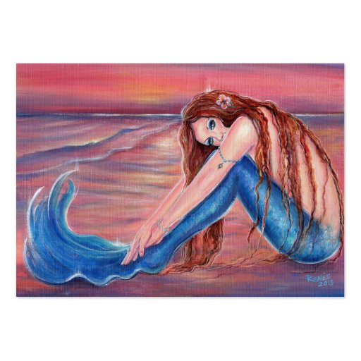 Touched by the Sun Mermaid business cards By Renee