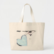 Touching My Heart Canvas Bags