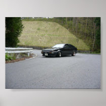 Touge & Drift AE86 Poster
