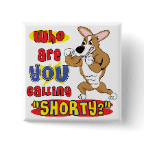 Tough Corgi Button by MenagerieMayhem Tough Corgi Button