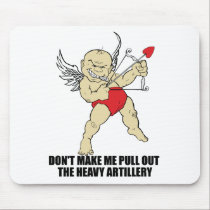 Tough Cupid Smoking mousepads by MyCoolDesigns Tough Cupid Smoking mousepads