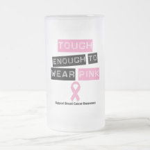 Tough Enough to Wear Pink Breast Cancer Mug