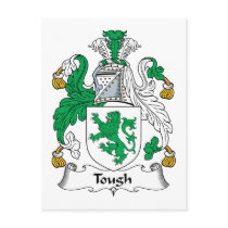 Tough Family Crest postcards