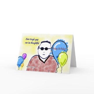 Tough Guy 'Happy Birthday' Card card