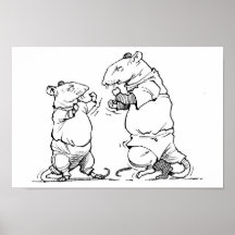 Tough guys. print