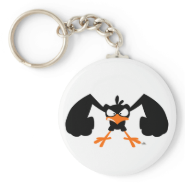Tough lil' birdie :) keychain