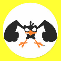 Tough lil' birdie :) sticker