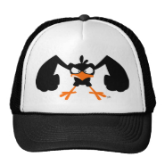 Tough lil' birdie :) trucker hat