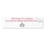 TOUGH ROAD BUMPER STICKER