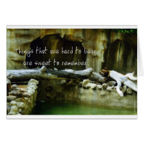 Tough Times Greeting Card
