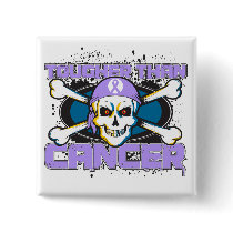 Tougher Than Cancer Skull Pins