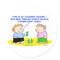 toughest soldier vacuum cleaner stickers