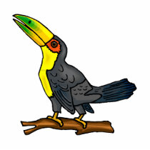Toula Toucan photo sculptures by BisforBirds Toula Toucan photo sculptures