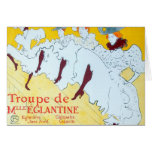 Toulouse-Lautrec Dancing Girls Poster Card Toulouse-Lautrec Dancing Girls Poster Card