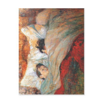 Toulouse-Lautrec, Henri de Das Bett Dans le Lit es Postcards