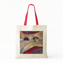 Toulouse-Lautrec - In Bed bags by VintageCabaret Toulouse-Lautrec - In Bed bags