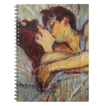 Toulouse-Lautrec In Bed The Kiss Notebook