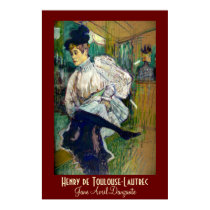 Toulouse-Lautrec: Jane Avril Danzante posters by moonrisings Toulouse-Lautrec: Jane Avril Danzante posters