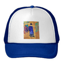 Toulouse Lautrec: Jane Avril Leaves the Moulin R. Trucker Hats