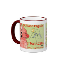 Toulouse-Lautrec - P.Sescau Photographe mugs by VintageCabaret Toulouse-Lautrec - P.Sescau Photographe mugs