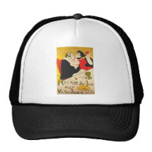 Toulouse Lautrec Poster Art Mesh Hat