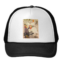 Toulouse Lautrec Poster Art Mesh Hat