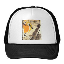 Toulouse Lautrec Poster Art Mesh Hats