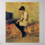 Toulouse-Lautrec - Study of a feminine nude Posters