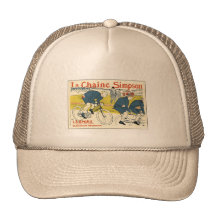 Toulouse-Lautrec - Vintage Bicycle Art Hats
