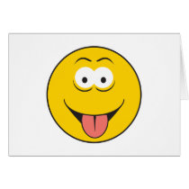 Tounge Out Smiley Face cards by doonidesigns Tounge Out Smiley Face cards