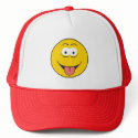 Tounge Out Smiley Face hats