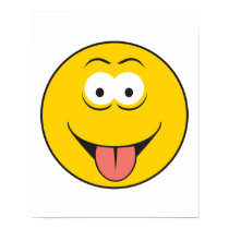 Tounge Out Smiley Face posters by doonidesigns Tounge Out Smiley Face posters