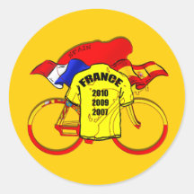 Tour de France champions Spain Yellow Jersey Sticker