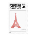 Tour Eiffel vichy postage by louisegauloise Tour Eiffel vichy postage