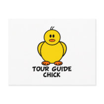 Tour Guide Chick postcards by chicktshirts8 Tour Guide Chick postcards