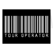 Tour Operator Bar Code Greeting Card