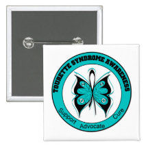 Tourette Syndrome Awareness Pinback Button