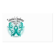 Tourette's Syndrome Butterfly 3 business cards