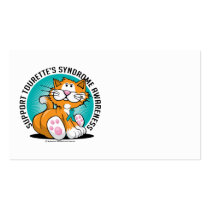 Tourette's Syndrome Cat business cards