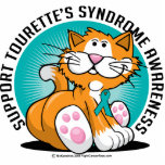 Tourette's Syndrome Cat Photo Cut Outs
