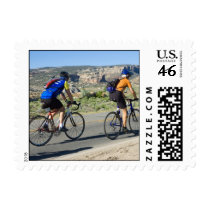 Touring Bike Riders postage by bluerabbit Touring Bike Riders postage