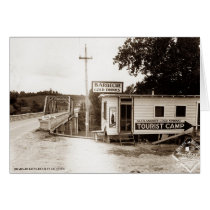 Tourist Camp on the "Broadway of America" cards