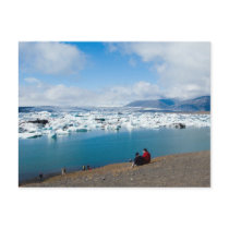 Tourists at Glacier Lagoon postcards by icelandphotoblog Tourists at Glacier Lagoon postcards